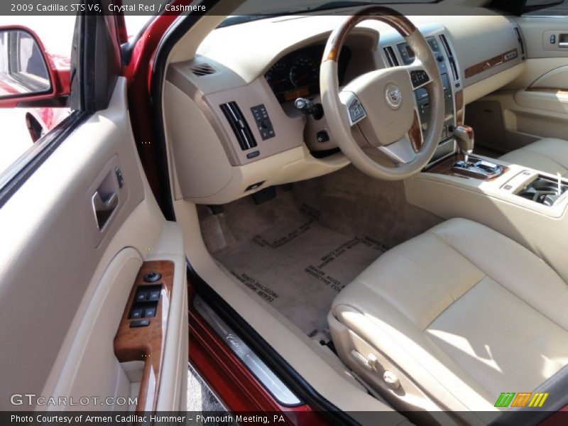 Crystal Red / Cashmere 2009 Cadillac STS V6