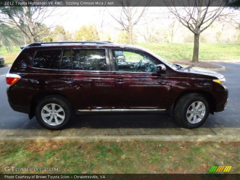Sizzling Crimson Mica / Ash 2012 Toyota Highlander V6 4WD