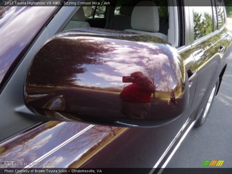 Sizzling Crimson Mica / Ash 2012 Toyota Highlander V6 4WD