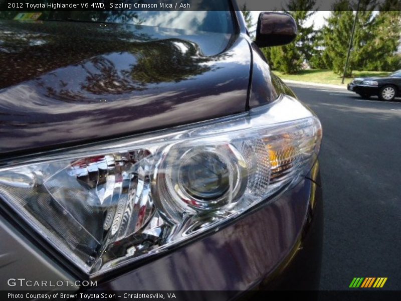 Sizzling Crimson Mica / Ash 2012 Toyota Highlander V6 4WD