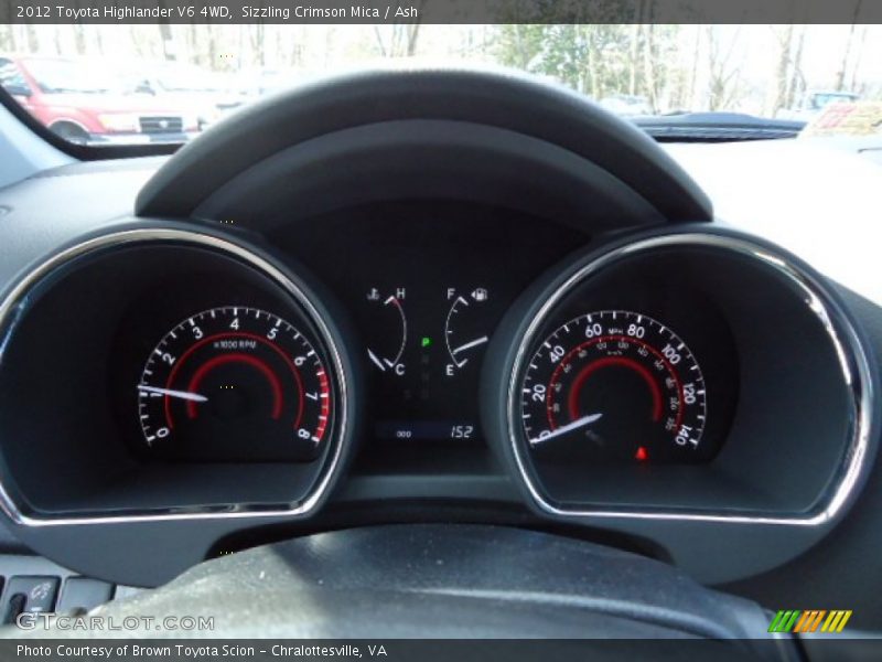 Sizzling Crimson Mica / Ash 2012 Toyota Highlander V6 4WD