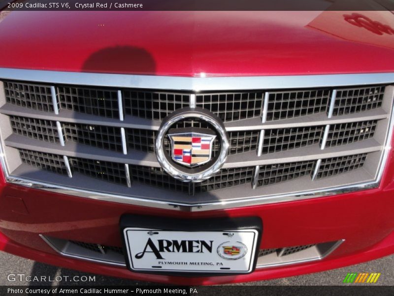 Crystal Red / Cashmere 2009 Cadillac STS V6