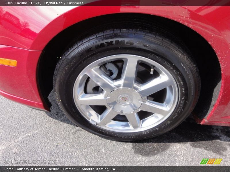 Crystal Red / Cashmere 2009 Cadillac STS V6