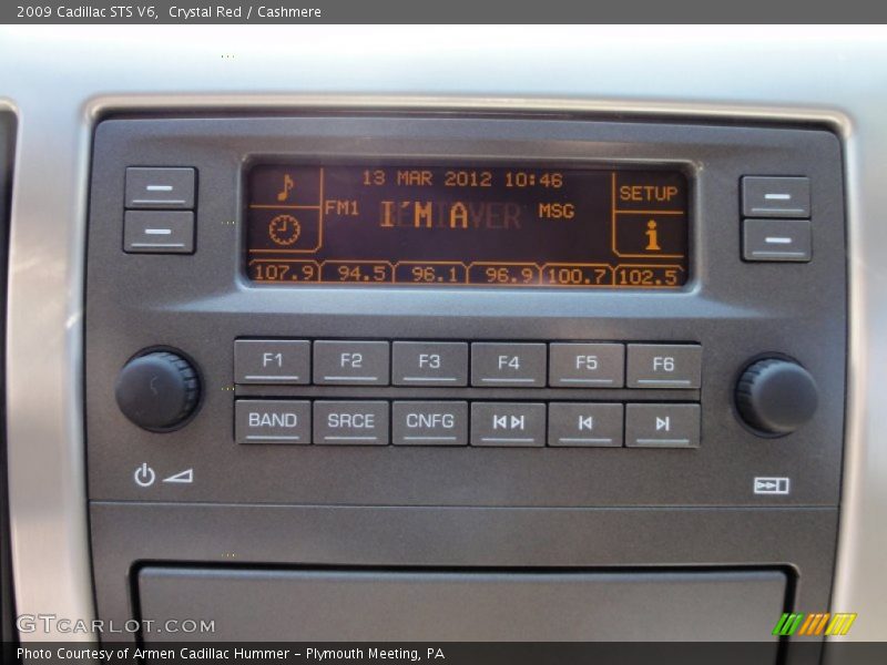 Crystal Red / Cashmere 2009 Cadillac STS V6