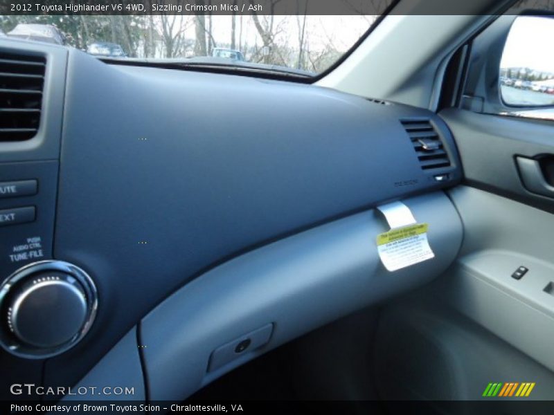 Sizzling Crimson Mica / Ash 2012 Toyota Highlander V6 4WD