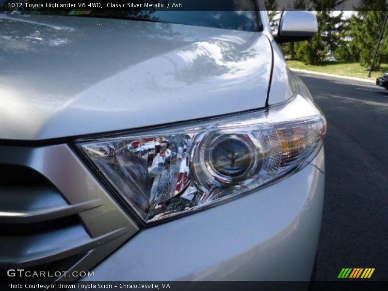 Classic Silver Metallic / Ash 2012 Toyota Highlander V6 4WD