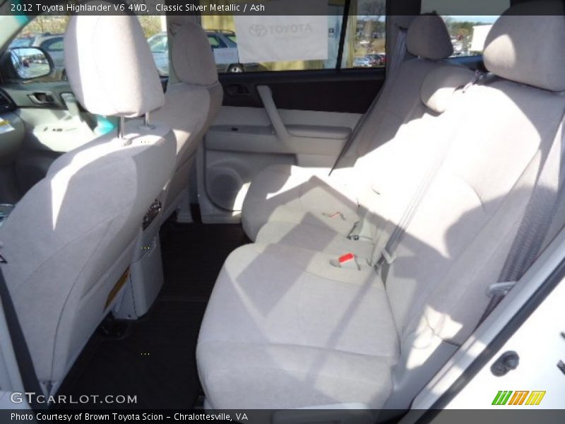 Classic Silver Metallic / Ash 2012 Toyota Highlander V6 4WD