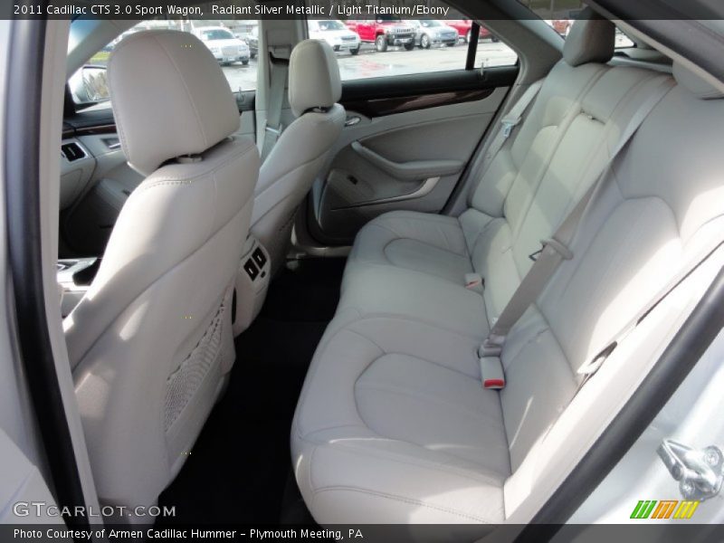 Rear Seat of 2011 CTS 3.0 Sport Wagon