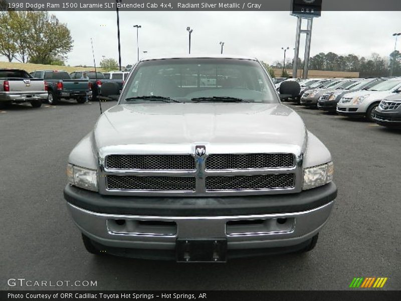 Radiant Silver Metallic / Gray 1998 Dodge Ram 1500 Laramie SLT Extended Cab 4x4