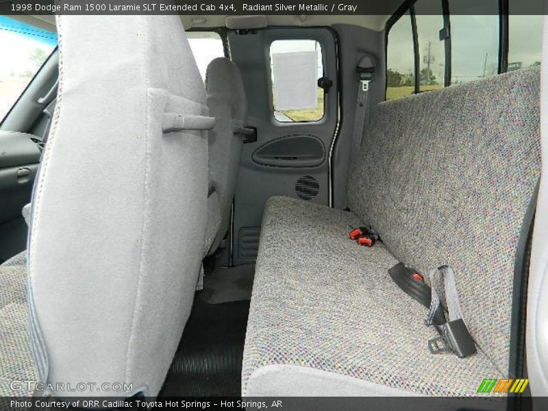 Radiant Silver Metallic / Gray 1998 Dodge Ram 1500 Laramie SLT Extended Cab 4x4