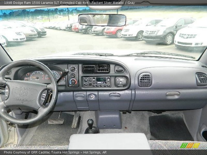 Radiant Silver Metallic / Gray 1998 Dodge Ram 1500 Laramie SLT Extended Cab 4x4