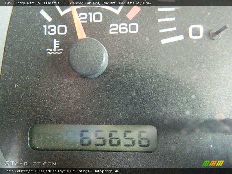 Radiant Silver Metallic / Gray 1998 Dodge Ram 1500 Laramie SLT Extended Cab 4x4