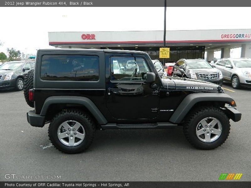 Black / Black 2012 Jeep Wrangler Rubicon 4X4