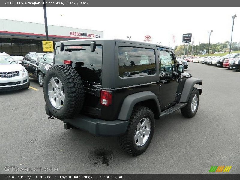 Black / Black 2012 Jeep Wrangler Rubicon 4X4