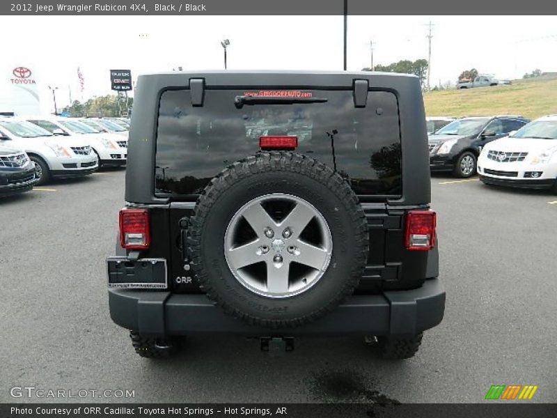 Black / Black 2012 Jeep Wrangler Rubicon 4X4