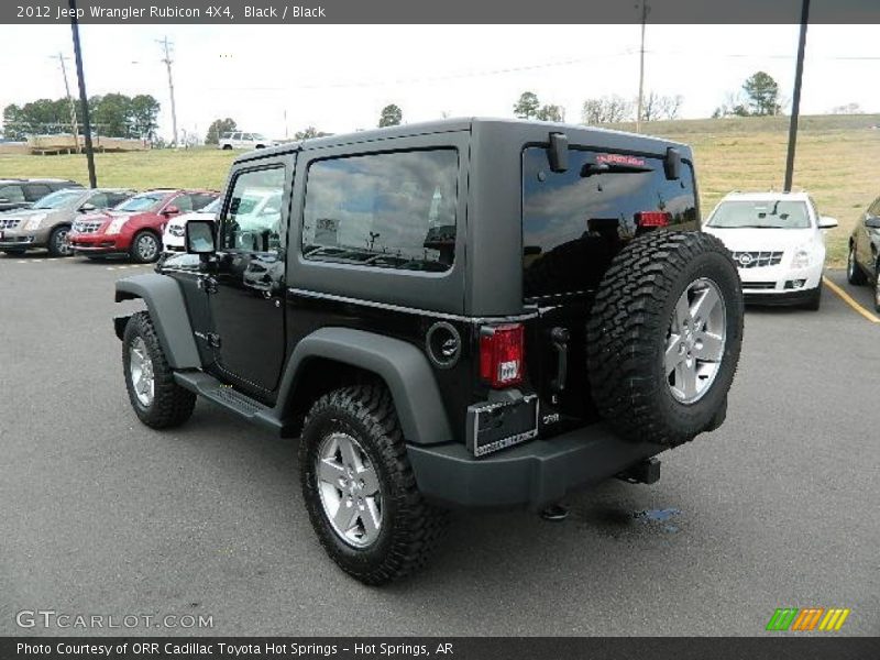 Black / Black 2012 Jeep Wrangler Rubicon 4X4