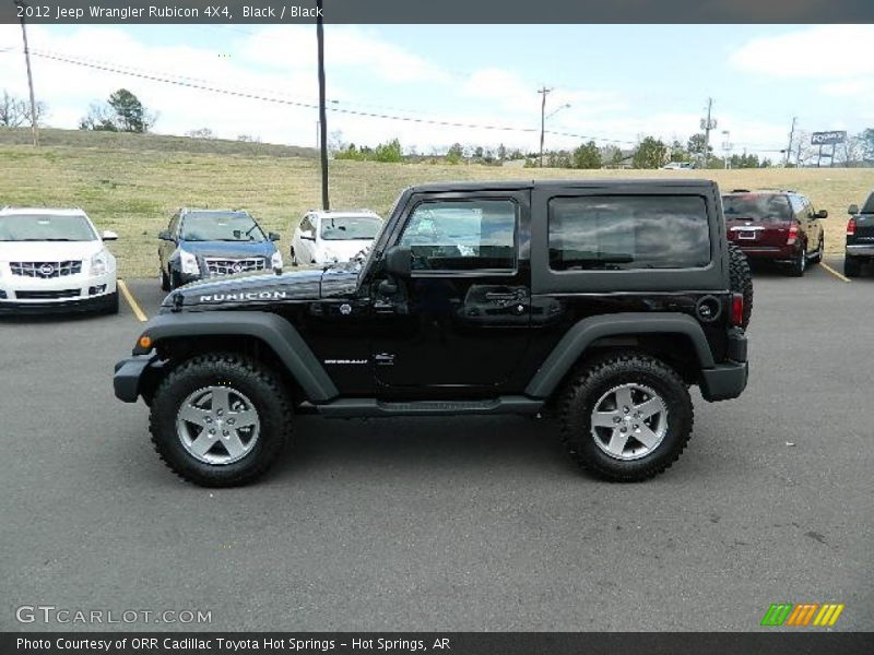 Black / Black 2012 Jeep Wrangler Rubicon 4X4