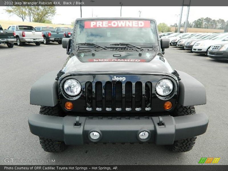 Black / Black 2012 Jeep Wrangler Rubicon 4X4