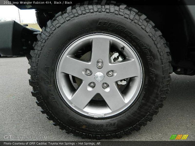 Black / Black 2012 Jeep Wrangler Rubicon 4X4