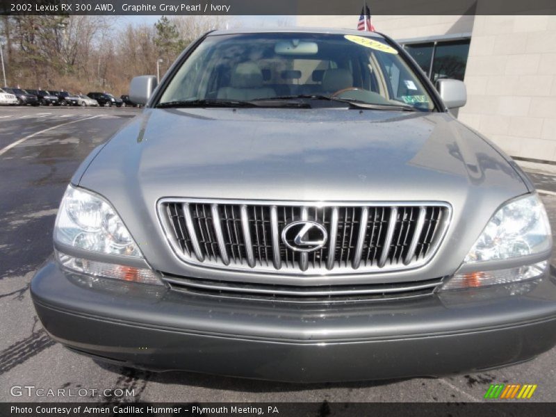 Graphite Gray Pearl / Ivory 2002 Lexus RX 300 AWD