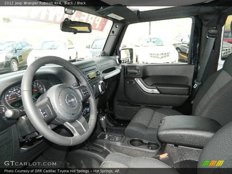 Black / Black 2012 Jeep Wrangler Rubicon 4X4