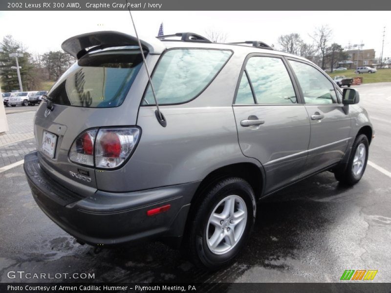 Graphite Gray Pearl / Ivory 2002 Lexus RX 300 AWD