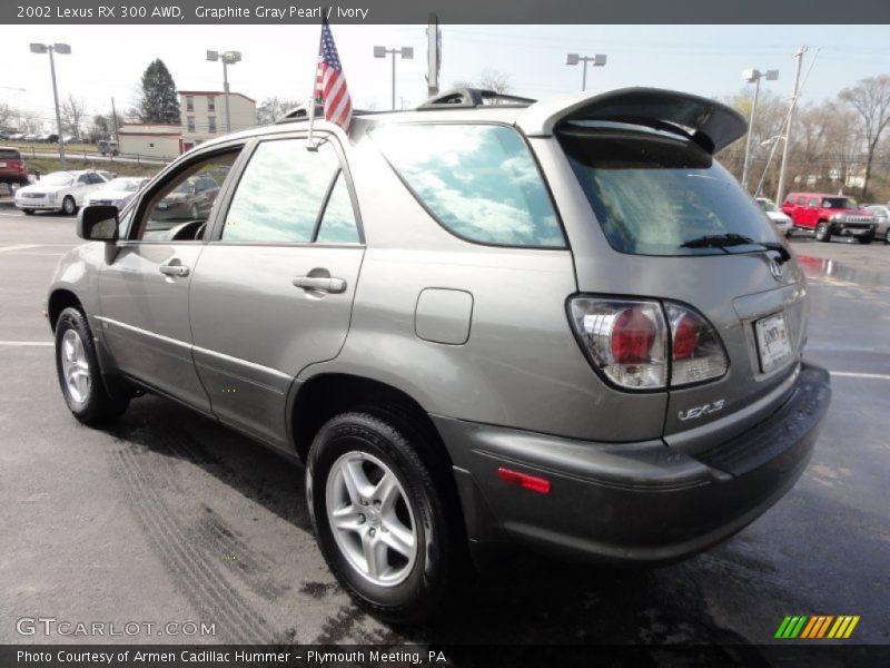 Graphite Gray Pearl / Ivory 2002 Lexus RX 300 AWD