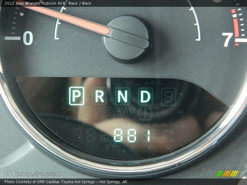 Black / Black 2012 Jeep Wrangler Rubicon 4X4