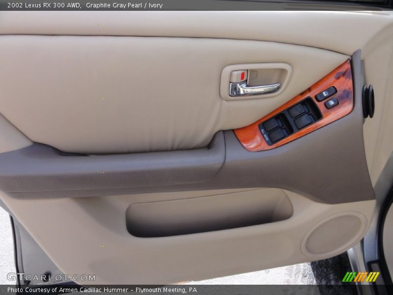 Graphite Gray Pearl / Ivory 2002 Lexus RX 300 AWD