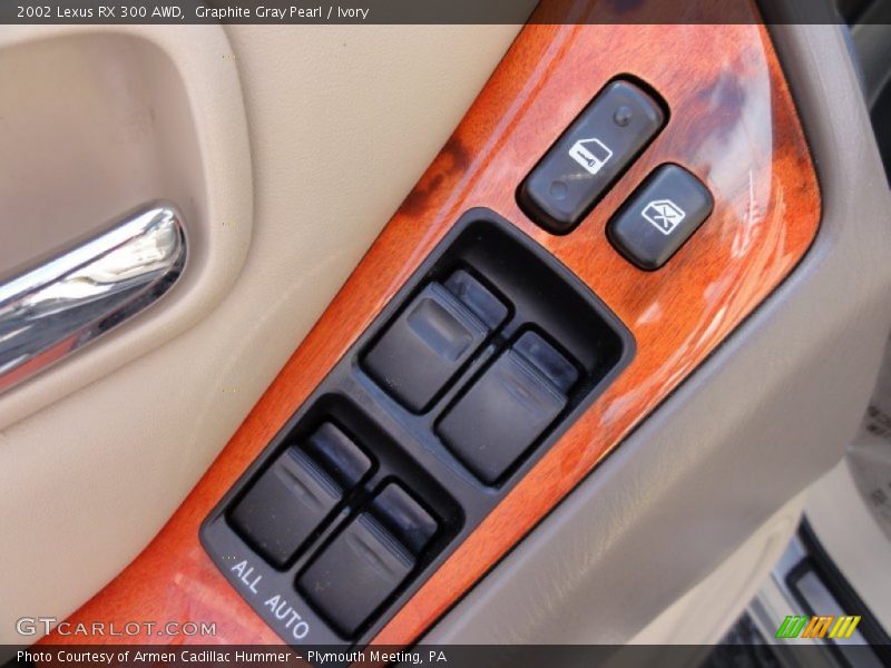 Graphite Gray Pearl / Ivory 2002 Lexus RX 300 AWD