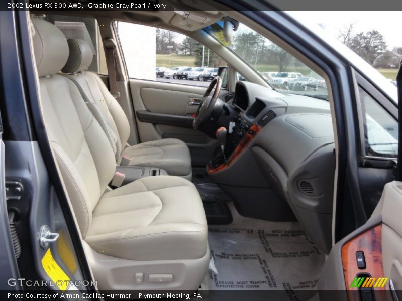 Graphite Gray Pearl / Ivory 2002 Lexus RX 300 AWD