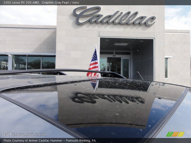 Graphite Gray Pearl / Ivory 2002 Lexus RX 300 AWD