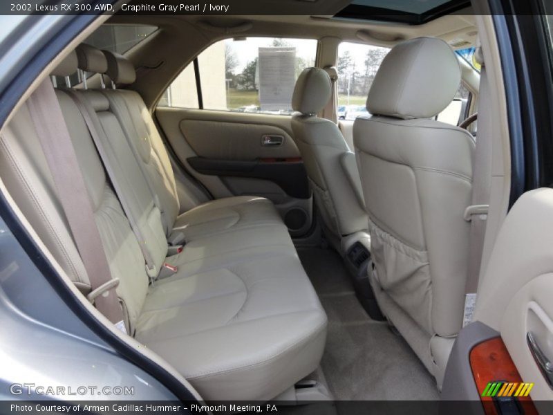 Graphite Gray Pearl / Ivory 2002 Lexus RX 300 AWD