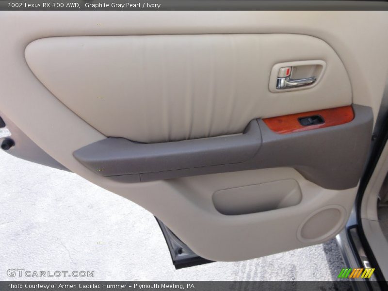 Graphite Gray Pearl / Ivory 2002 Lexus RX 300 AWD