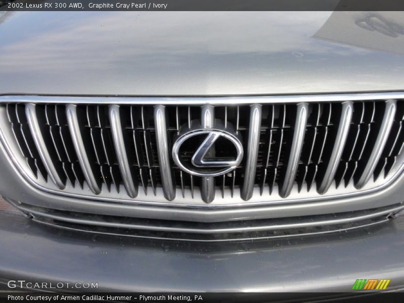 Graphite Gray Pearl / Ivory 2002 Lexus RX 300 AWD