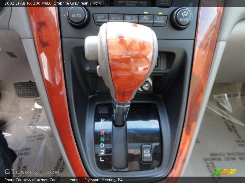 Graphite Gray Pearl / Ivory 2002 Lexus RX 300 AWD