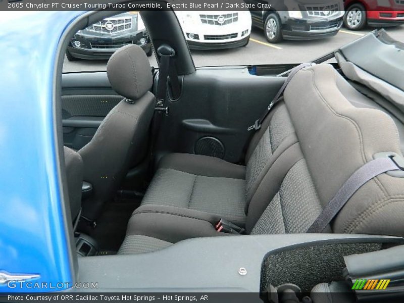 Electric Blue Pearl / Dark Slate Gray 2005 Chrysler PT Cruiser Touring Turbo Convertible
