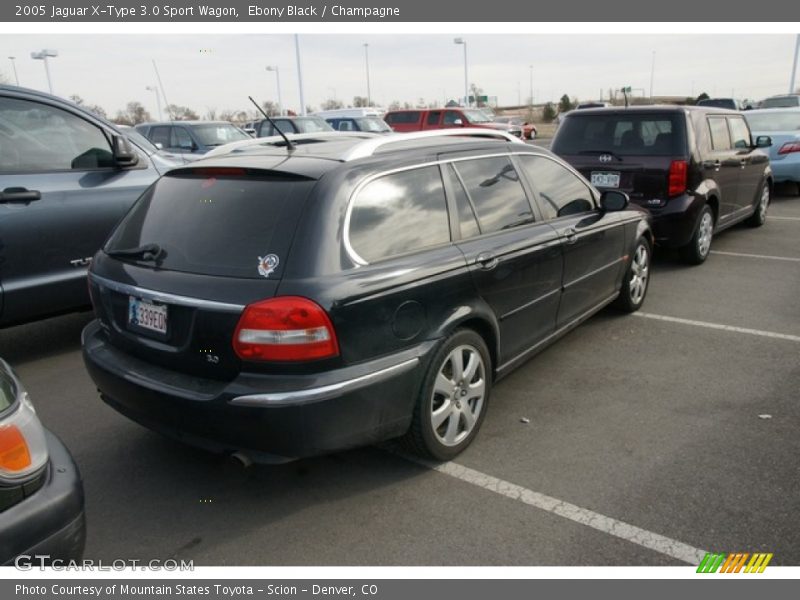 Ebony Black / Champagne 2005 Jaguar X-Type 3.0 Sport Wagon