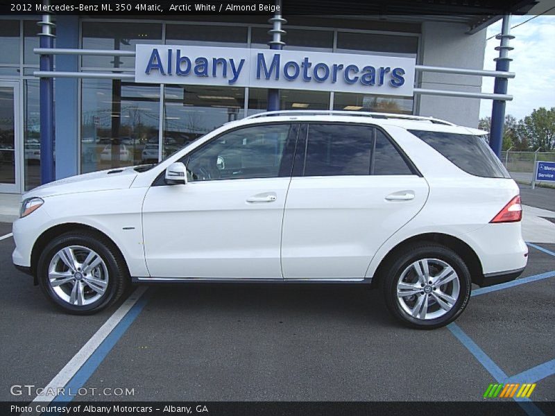 Arctic White / Almond Beige 2012 Mercedes-Benz ML 350 4Matic