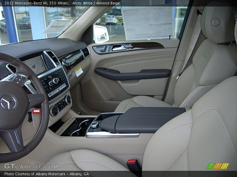 Arctic White / Almond Beige 2012 Mercedes-Benz ML 350 4Matic
