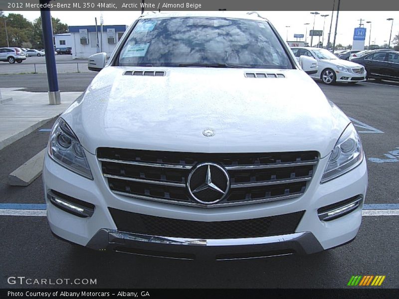 Arctic White / Almond Beige 2012 Mercedes-Benz ML 350 4Matic