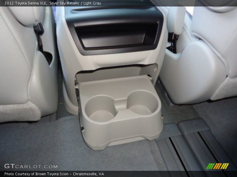 Silver Sky Metallic / Light Gray 2012 Toyota Sienna XLE