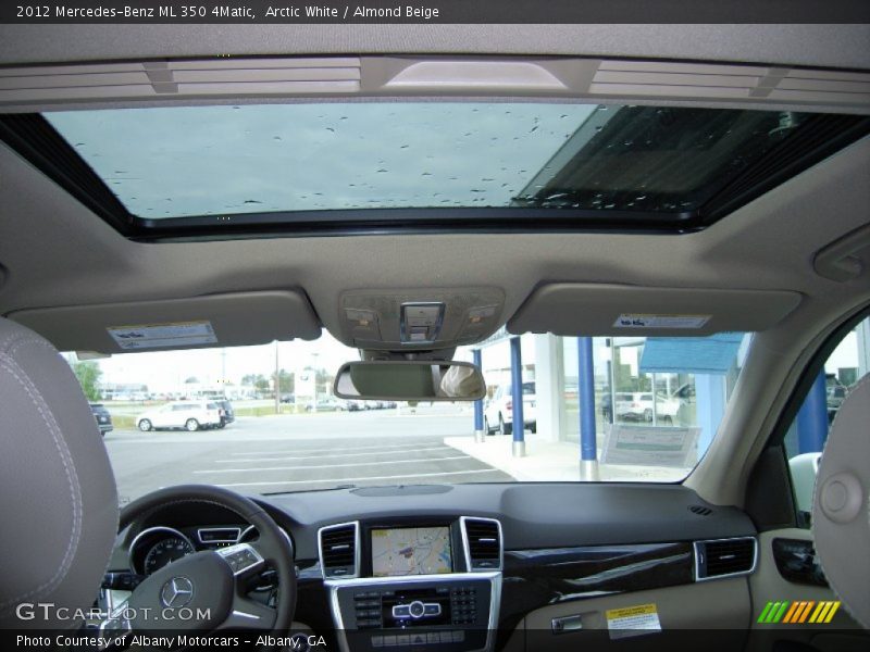 Arctic White / Almond Beige 2012 Mercedes-Benz ML 350 4Matic
