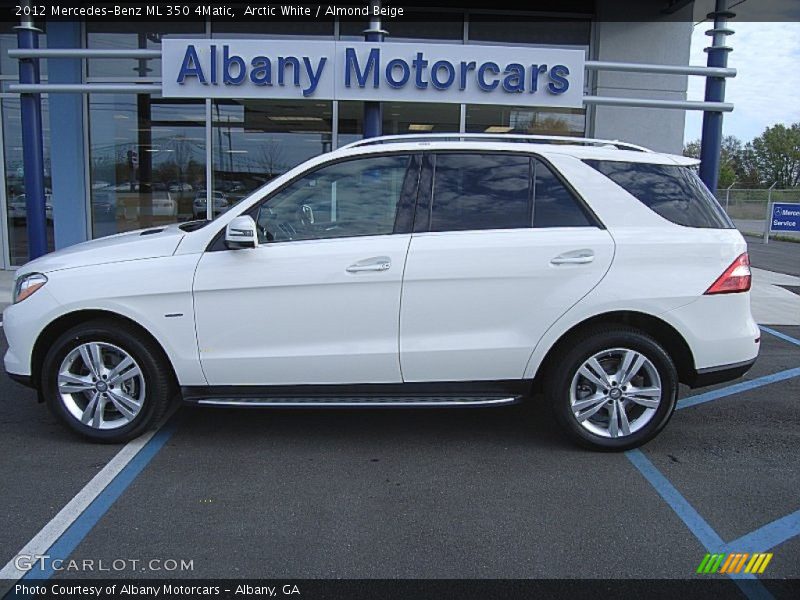 Arctic White / Almond Beige 2012 Mercedes-Benz ML 350 4Matic