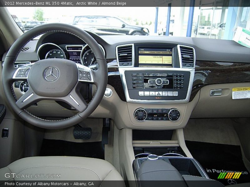 Arctic White / Almond Beige 2012 Mercedes-Benz ML 350 4Matic