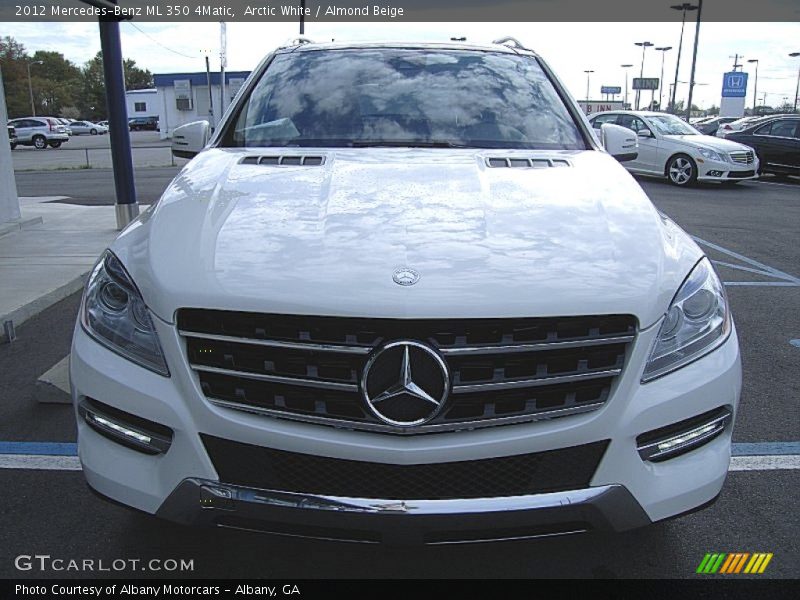 Arctic White / Almond Beige 2012 Mercedes-Benz ML 350 4Matic