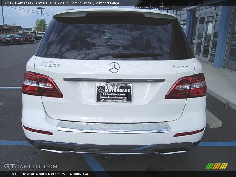 Arctic White / Almond Beige 2012 Mercedes-Benz ML 350 4Matic