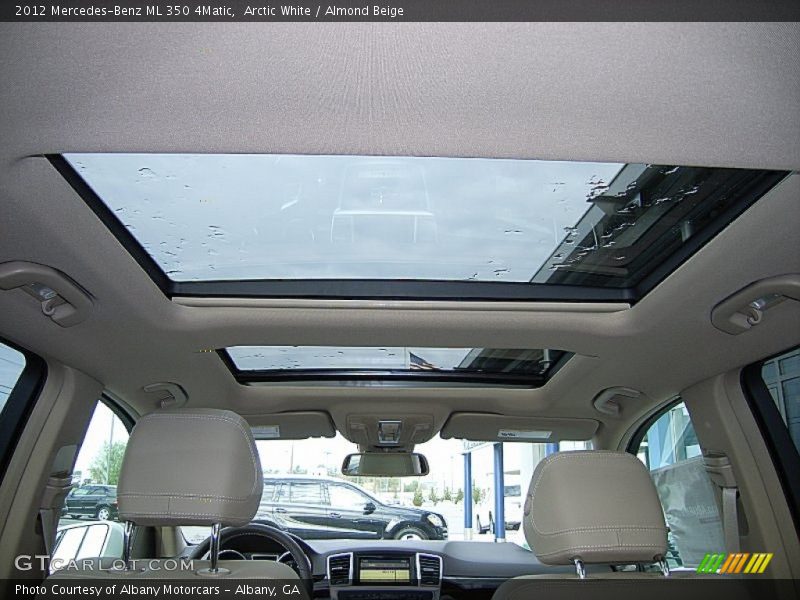 Arctic White / Almond Beige 2012 Mercedes-Benz ML 350 4Matic