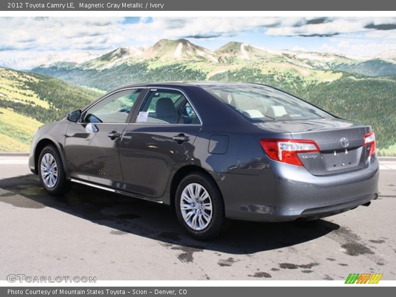 Magnetic Gray Metallic / Ivory 2012 Toyota Camry LE
