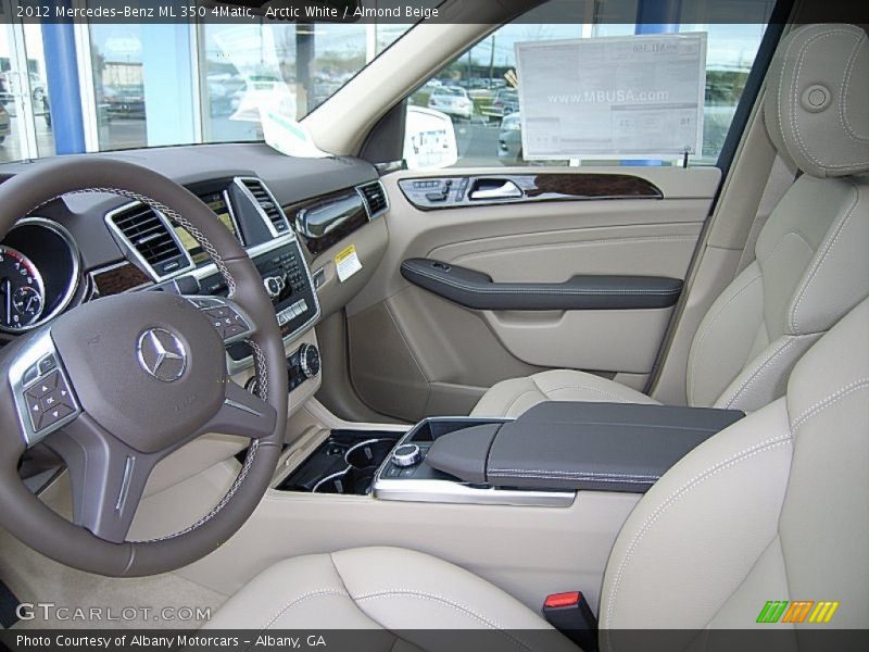 Arctic White / Almond Beige 2012 Mercedes-Benz ML 350 4Matic